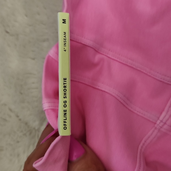 Aerie Pink Bike Shorts Medium - Picture 3 of 3